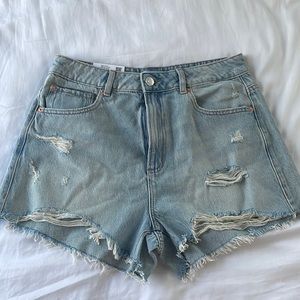 Garage denim shorts